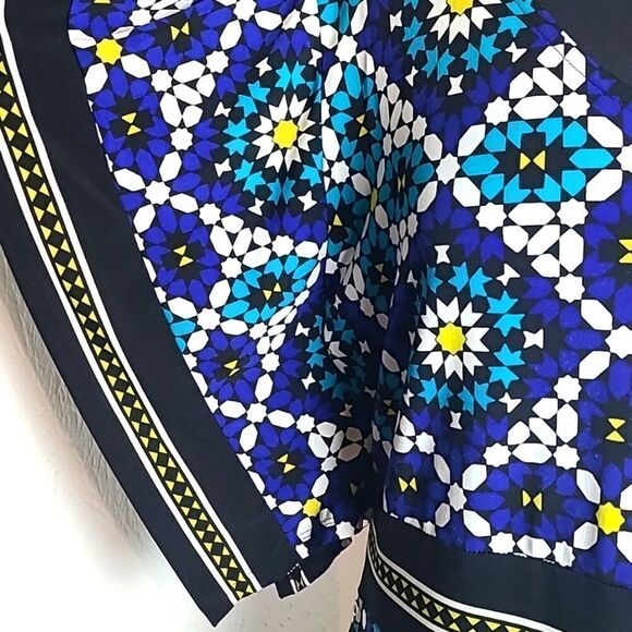 Style & Co. Colorful Blouse with Kimono Sleeves, Size 1X - Picture 4 of 9